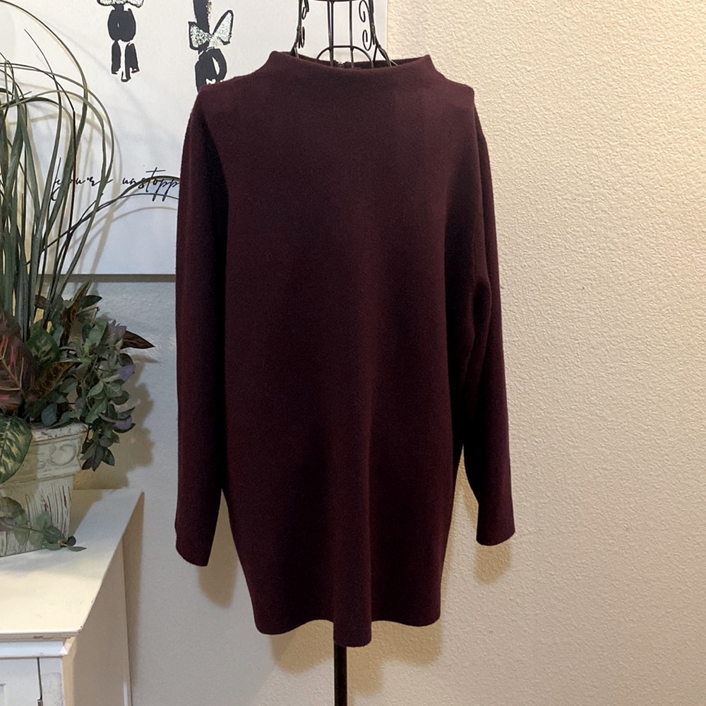 Zipper Back Sweater
